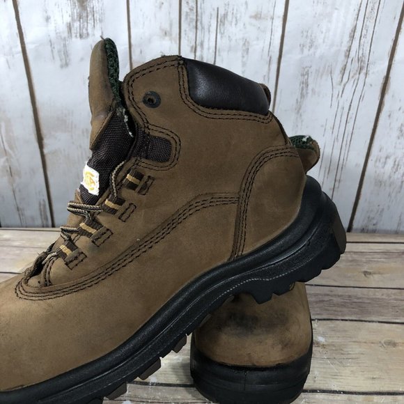 Red Wings Shoes King Toe Safety Boots Womens Size 7 Leather #3540 Brown Lace Up - Picture 11 of 12